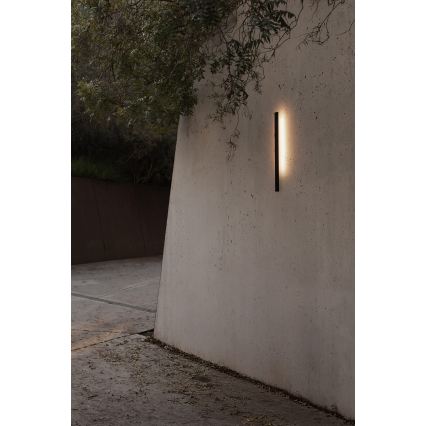 FARO 71800 - Applique murale extérieure LED LIME LED/6W/230V 2700/3000/4000K 60 cm CRI 90 IP65 noire