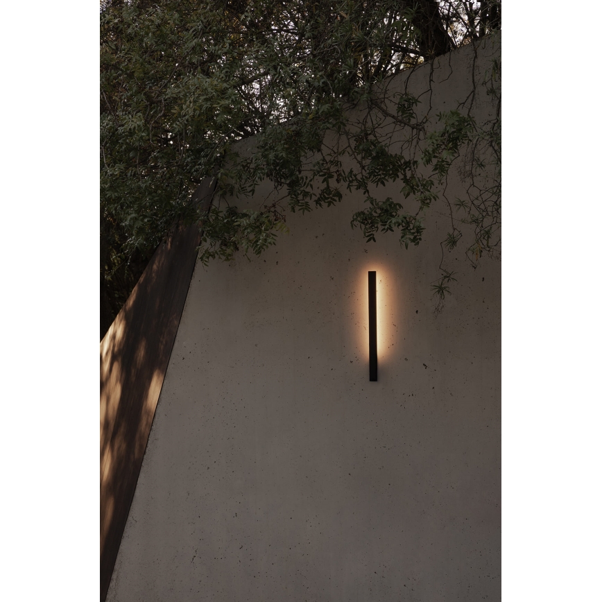 FARO 71800 - Applique murale extérieure LED LIME LED/6W/230V 2700/3000/4000K 60 cm CRI 90 IP65 noire