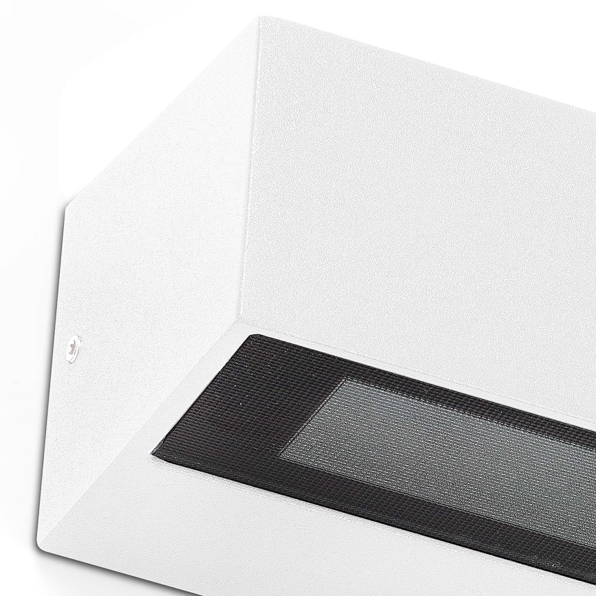 FARO 71903 - LED Applique murale d'extérieur DORO 2xLED/10W/230V IP65 blanche