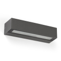 FARO 71910 - LAKO LED buitenmuurlamp, 8W, 230V, IP65, antraciet