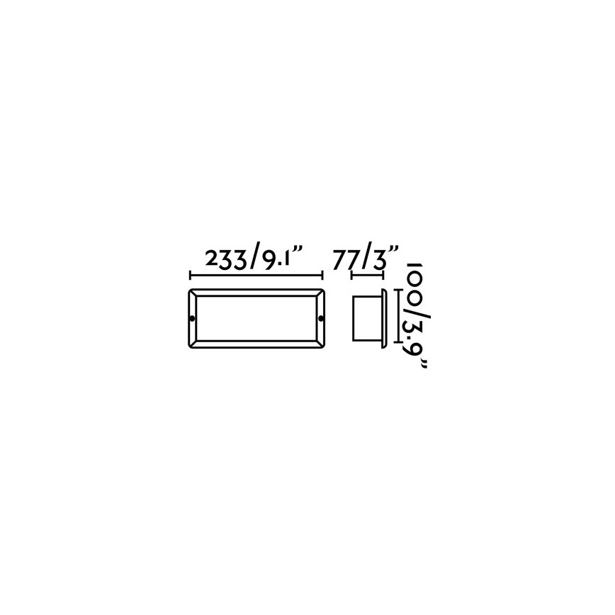 FARO 72092 - Spot LED d'extérieur à encastrer STRIPE-2 LED/5W/230V IP54
