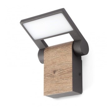 FARO 74455 - LED Wandlamp voor buiten WOOD LED/10W/230V IP54