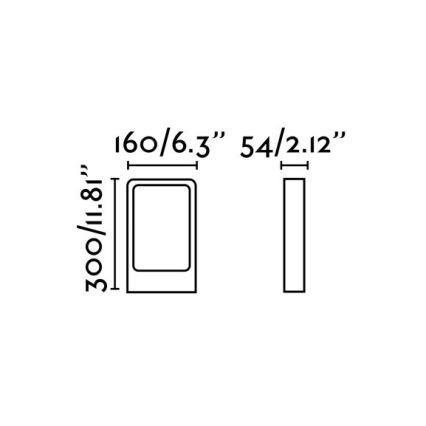 FARO 75519 - LED Buitenlamp DAS LED/8W/230V IP54