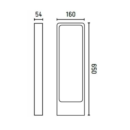 FARO 75520 - LED Buitenlamp DAS LED/5W/230V IP54