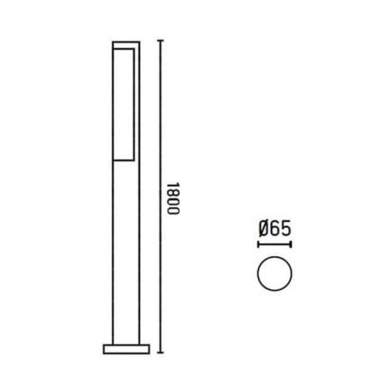 FARO 75524 - LED Buitenlamp BERET-3 LED/16W/230V IP54