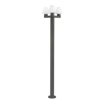 FARO - Lampadaire extérieur MISTU 3xE27/15W/230V IP44