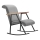Fauteuil à bascule LUNI gris