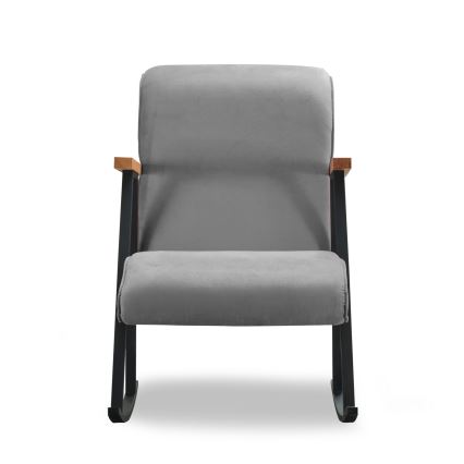 Fauteuil à bascule LUNI gris