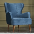 Fauteuil à oreilles NEKO bleu