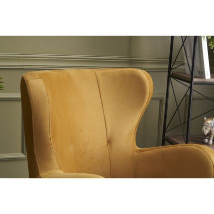 Fauteuil à oreilles NEKO doré