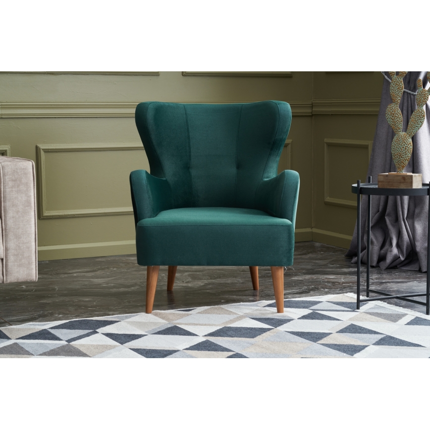 Fauteuil à oreilles NEKO vert