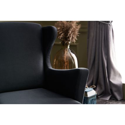 Fauteuil à oreilles NUPI anthracite