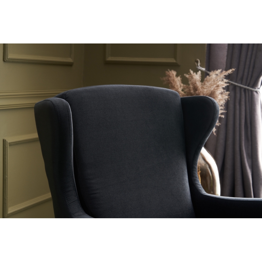 Fauteuil à oreilles NUPI anthracite
