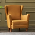 Fauteuil à oreilles NUPI jaune