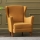 Fauteuil à oreilles NUPI jaune