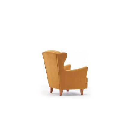 Fauteuil à oreilles NUPI jaune