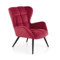 Fauteuil CHATEU rouge foncé