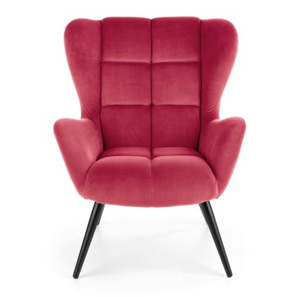 Fauteuil CHATEU rouge foncé