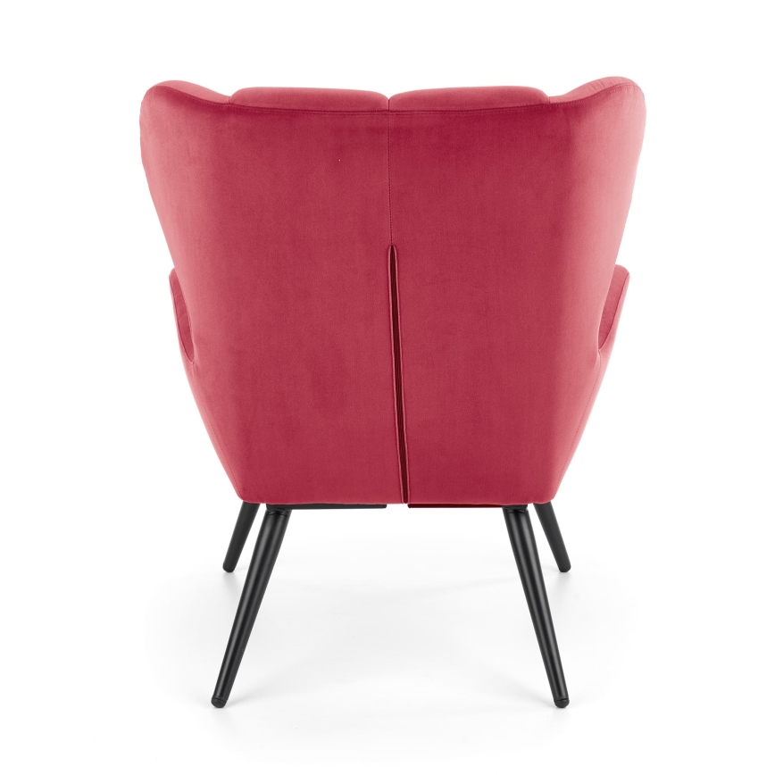 Fauteuil CHATEU rouge foncé