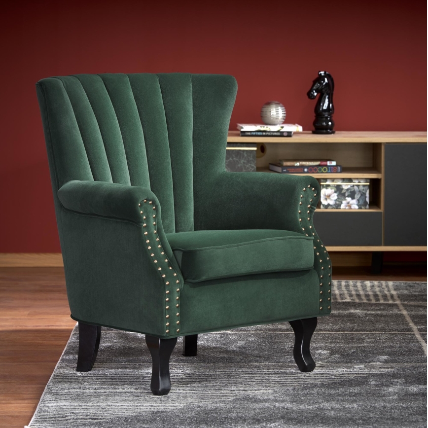 Fauteuil CLARUS donkergroen