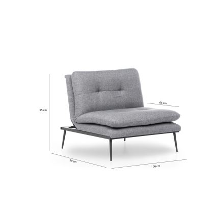 Fauteuil convertible SPEAKY gris