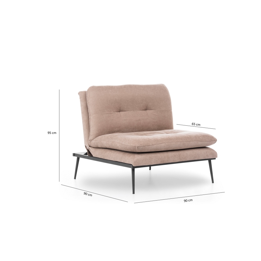 Fauteuil convertible SPEAKY marron
