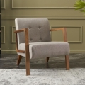 Fauteuil DELI crème