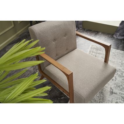 Fauteuil DELI crème