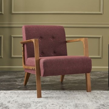 Fauteuil DELI rouge