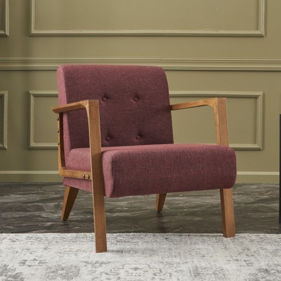 Fauteuil DELI rouge