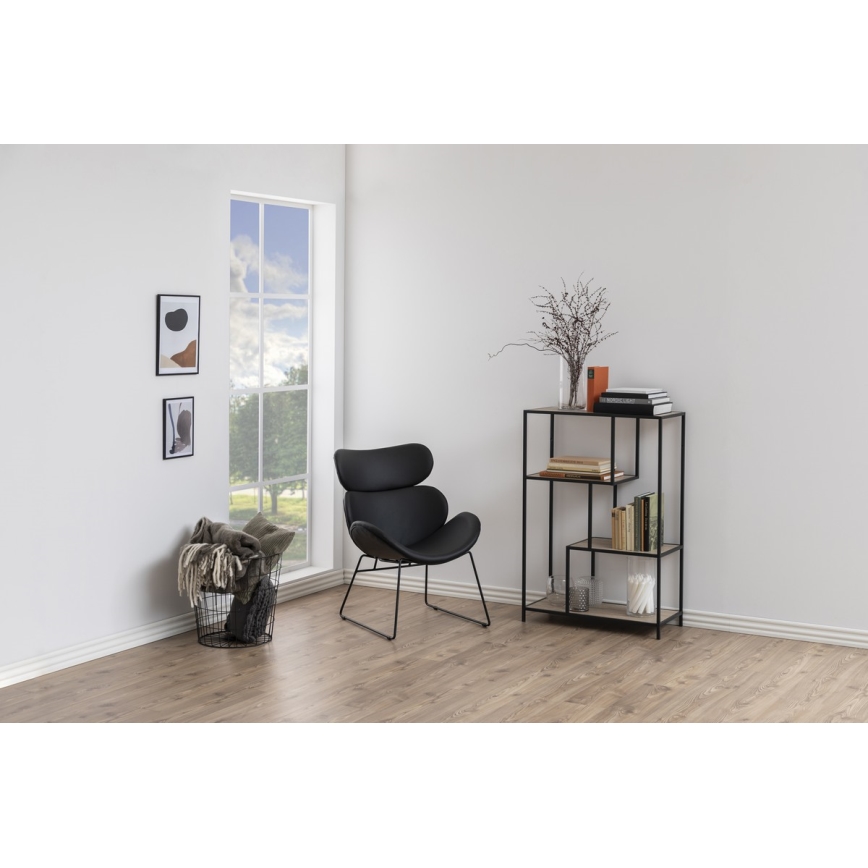 Fauteuil EDON zwart