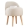 Fauteuil enfant NIKI, Ø 46 cm, crème