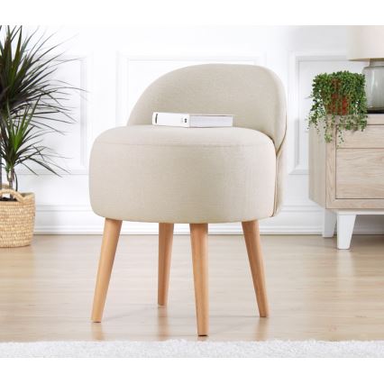 Fauteuil enfant NIKI, Ø 46 cm, crème