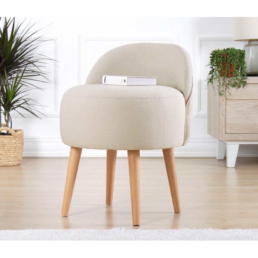 Fauteuil enfant NIKI, Ø 46 cm, crème