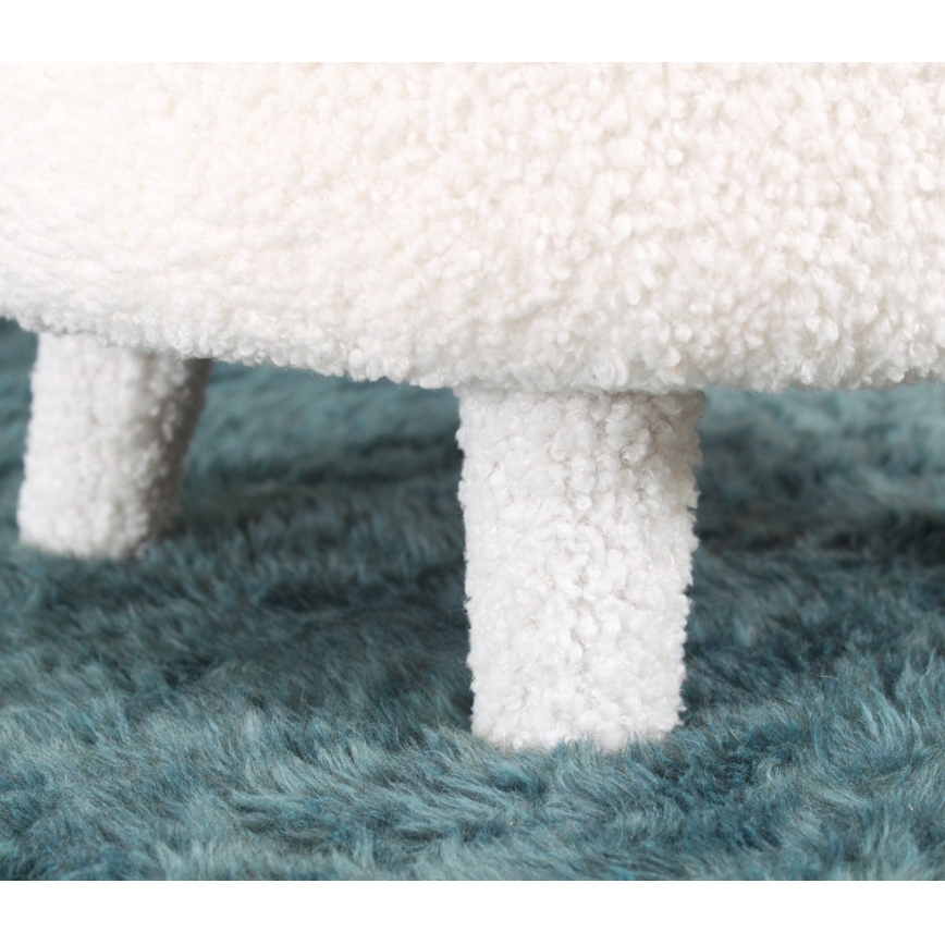 Fauteuil enfant PIXI, Ø 46 cm, blanc