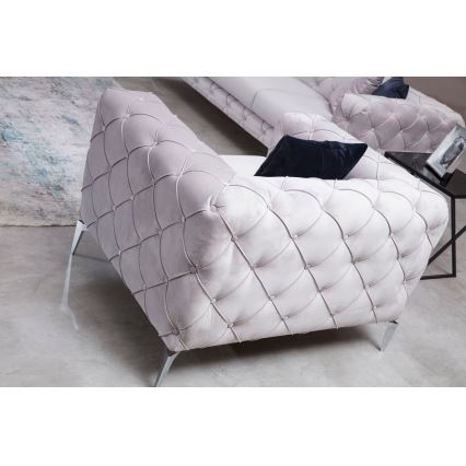Fauteuil EUGEN gris clair