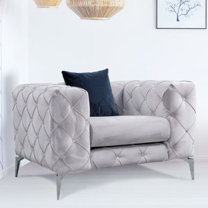 Fauteuil EUGEN gris clair