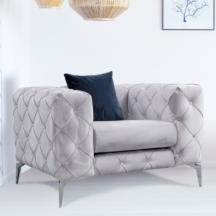 Fauteuil EUGEN gris clair