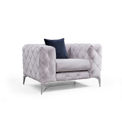 Fauteuil EUGEN gris clair
