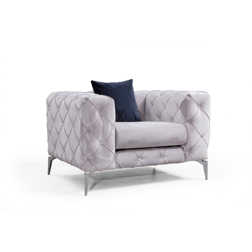 Fauteuil EUGEN gris clair