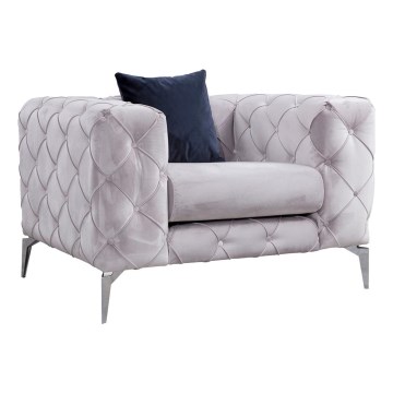 Fauteuil EUGEN lichtgrijs
