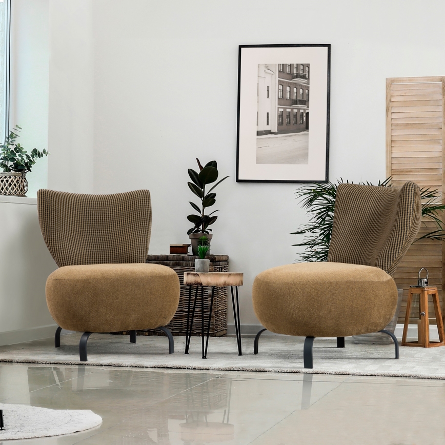 Fauteuil FLY marron