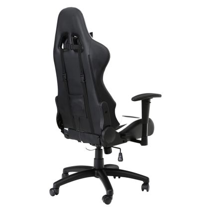 Fauteuil gaming VARR Flash avec rétro-éclairage LED RVB + télécommande noire/blanche