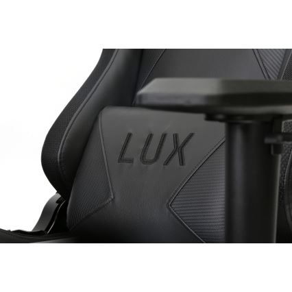 Fauteuil gaming VARR Lux avec rétro-éclairage LED RGB + télécommande noire