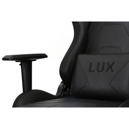 Fauteuil gaming VARR Lux avec rétro-éclairage LED RGB + télécommande noire