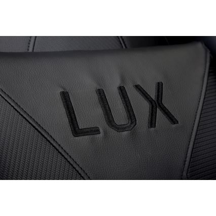 Fauteuil gaming VARR Lux avec rétro-éclairage LED RGB + télécommande noire