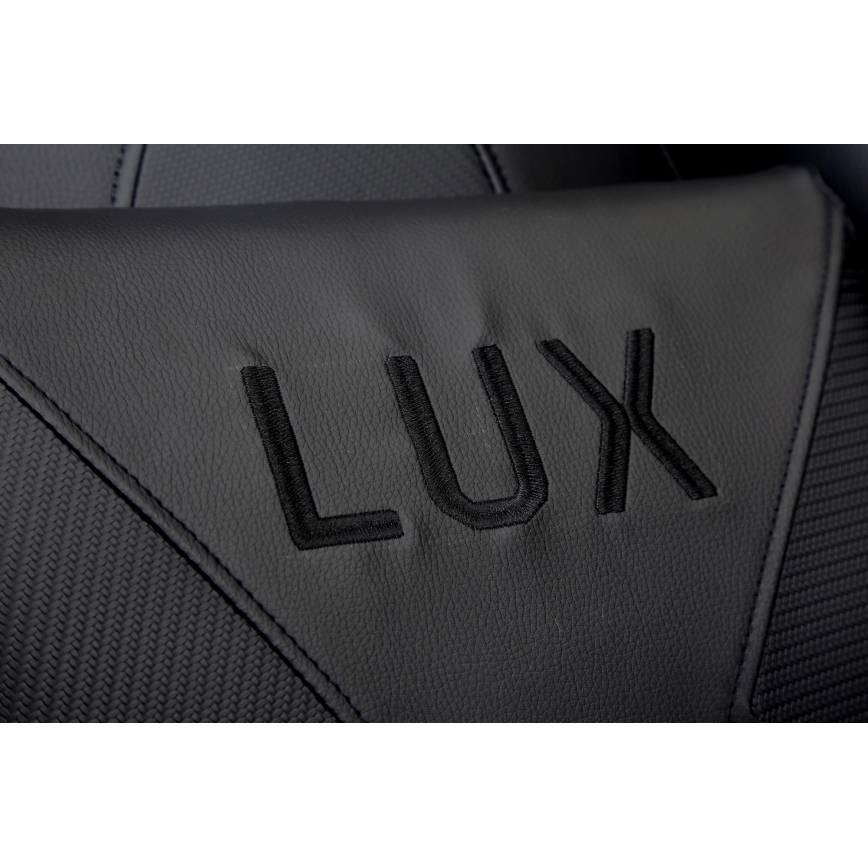 Fauteuil gaming VARR Lux avec rétro-éclairage LED RGB + télécommande noire