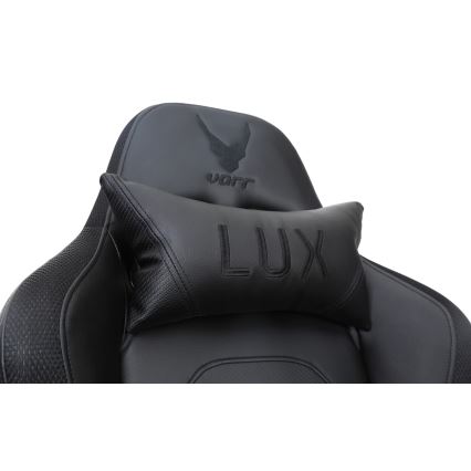 Fauteuil gaming VARR Lux avec rétro-éclairage LED RGB + télécommande noire