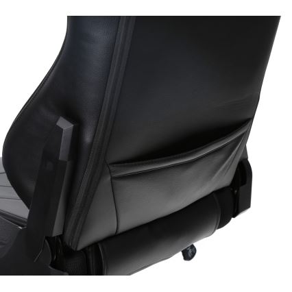 Fauteuil gaming VARR Lux avec rétro-éclairage LED RGB + télécommande noire