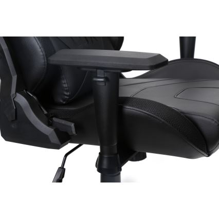 Fauteuil gaming VARR Lux avec rétro-éclairage LED RGB + télécommande noire